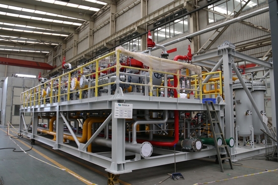 LNG Plant Natugal Gas Liquefication Plant LNG Gas Plant With LNG Loading and Metering Skid