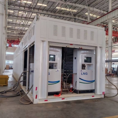 Full Skid-Mounted Refueling Gas Station LNG L-CNG Cylinder Filling Station with Best Quality