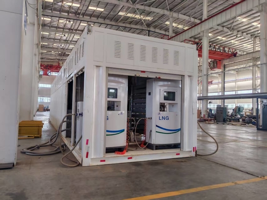 Full Skid-Mounted Refueling Gas Station LNG L-CNG Cylinder Filling Station with Best Quality